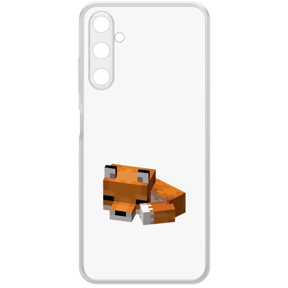 Чехол-накладка Krutoff Clear Case Minecraft-Спящий Лисенок для Samsung Galaxy A05s