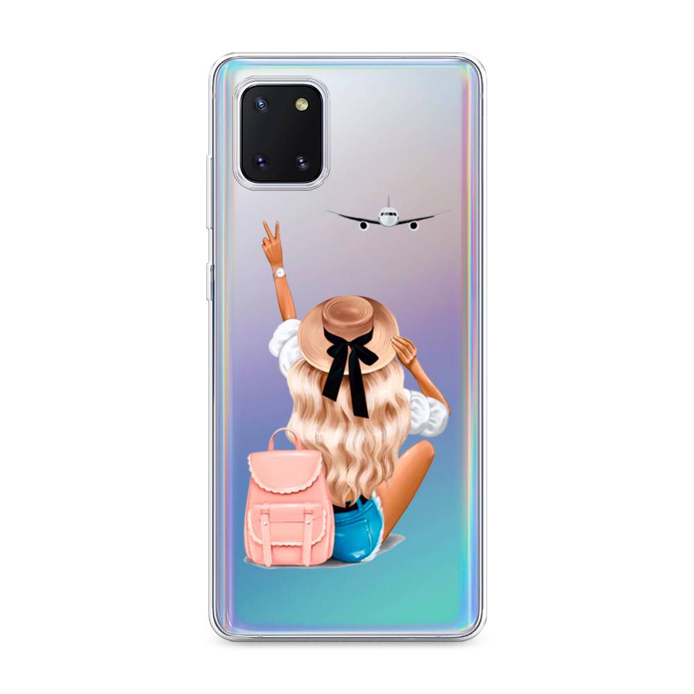 

Чехол Awog на Samsung Galaxy Note 10 Lite "Автостопом самолетом", Разноцветный, 29150-7