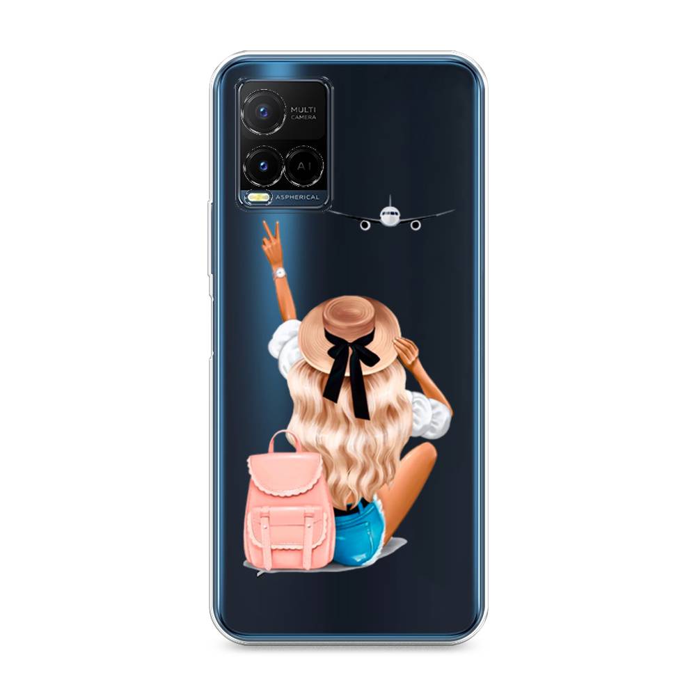 

Чехол Awog на Vivo Y21 "Автостопом самолетом", Разноцветный, 265050-7