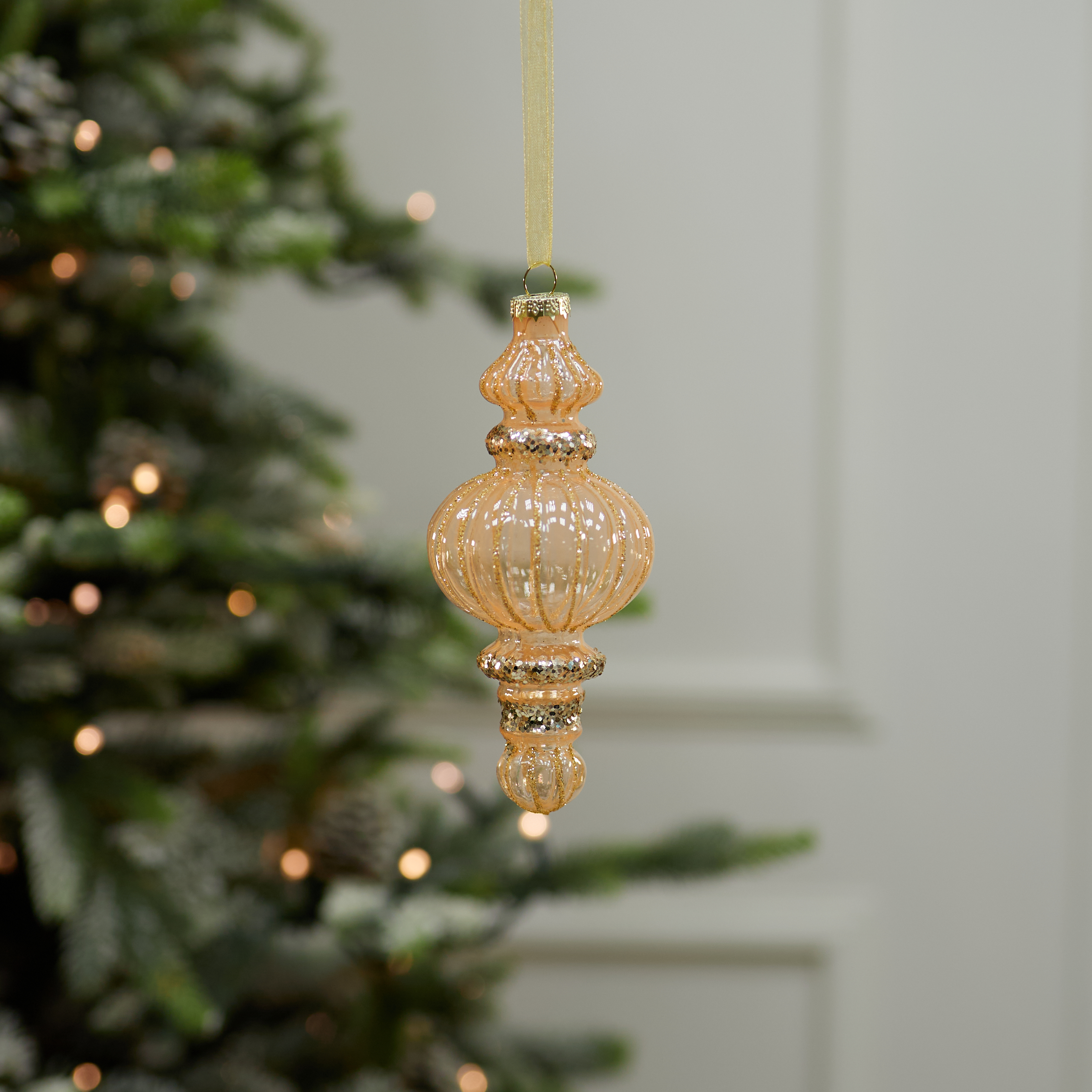 Елочная игрушка Лавка чудес Вуаль 1 штука розовая 650₽