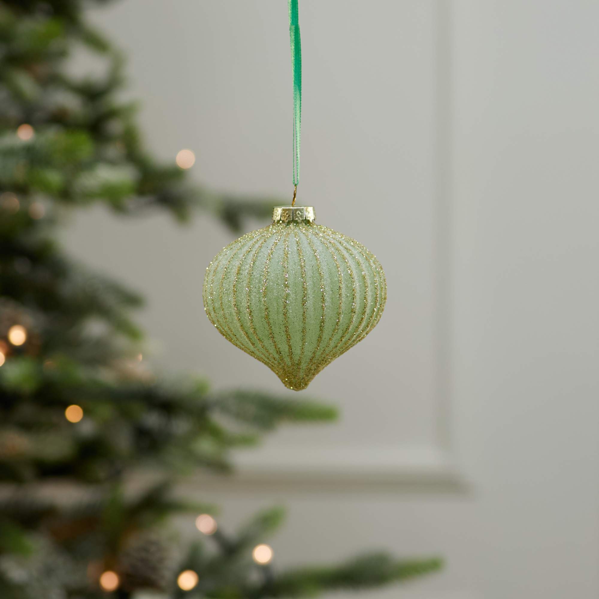 Елочная игрушка Лавка чудес Небесная бирюза 1 штука зеленая 500₽