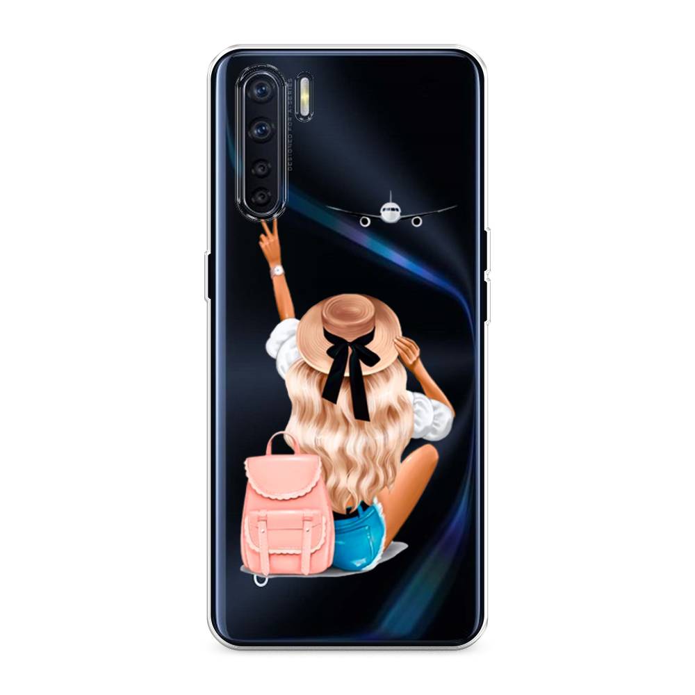 

Чехол Awog на Oppo A91 "Автостопом самолетом", Разноцветный, 254250-7