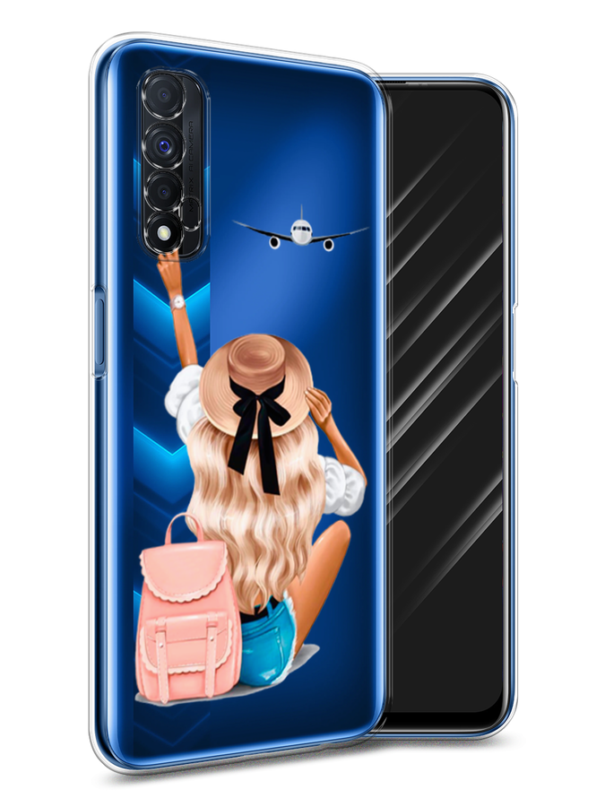 

Чехол Awog на Realme 7 "Автостопом самолетом", Разноцветный, 254150-7