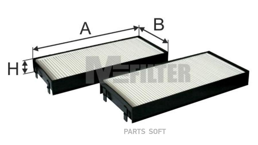 

M-FILTER K9011-2 Фильтр воздух во внутренном пространстве 1шт