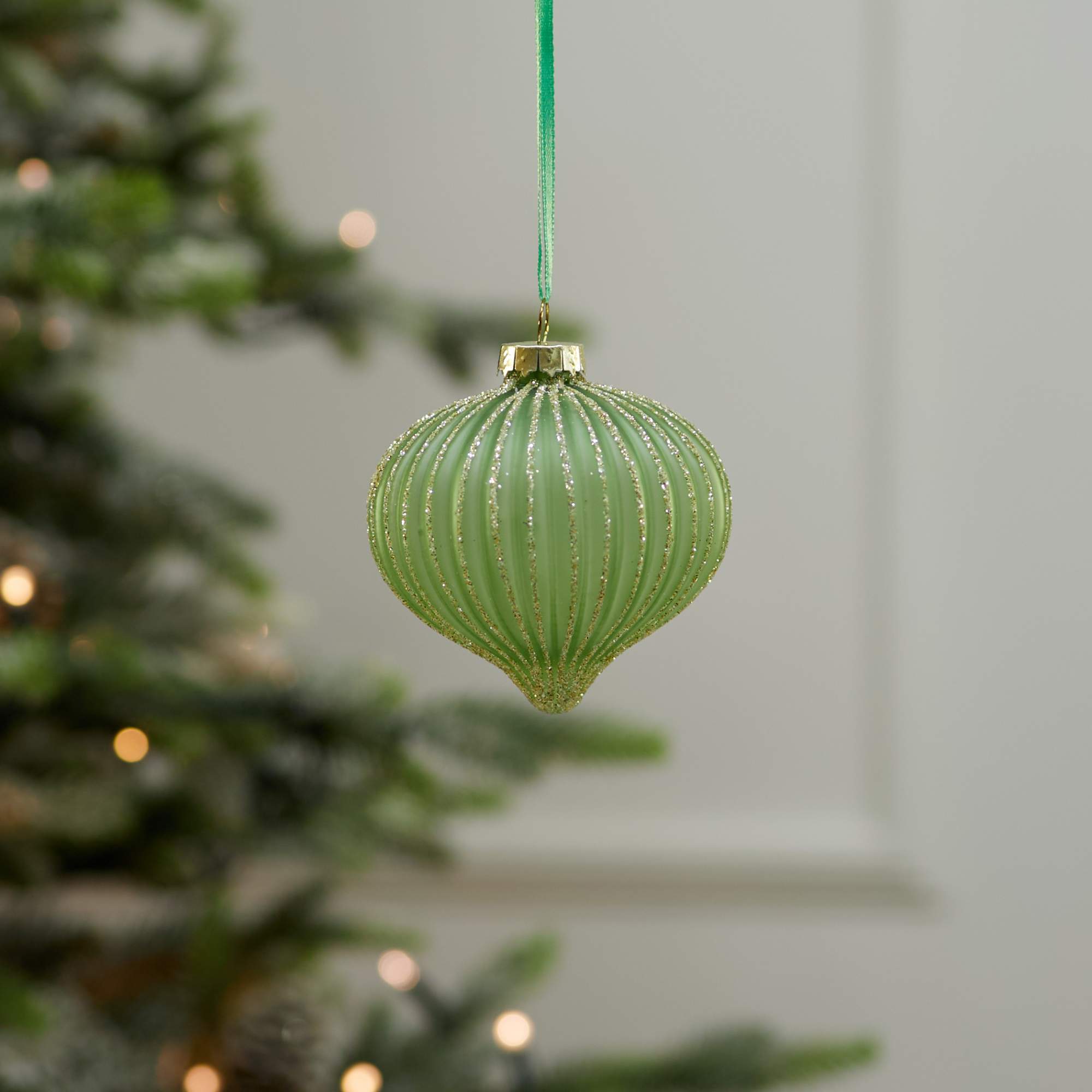 Елочная игрушка Лавка чудес Небесная бирюза 1 штука зеленая 480₽