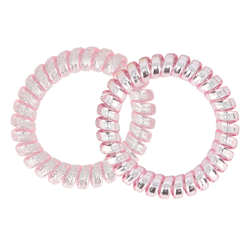 

Набор резинок LADY PINK Basic Slinky 2 шт., Розовый;серебристый, SLINKY