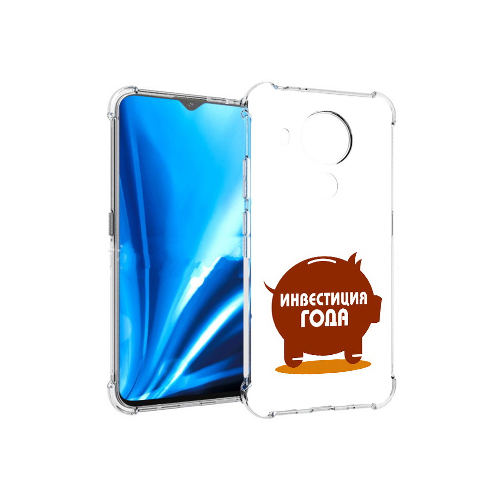 

Чехол MyPads Tocco для Nokia 5.4 инвестиция (PT156621.100.376), Прозрачный, Tocco