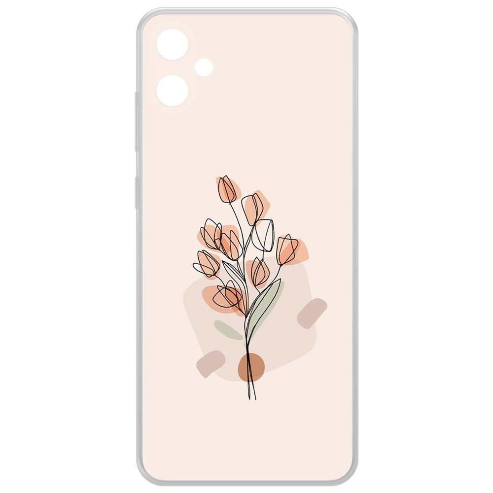 

Чехол-накладка Krutoff Clear Case Букет тюльпанов для Samsung Galaxy A05, Прозрачный