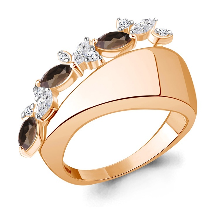 

Кольцо из серебра р. , Kari Jewelry 237536, фианит/кварц искусственный, 237536
