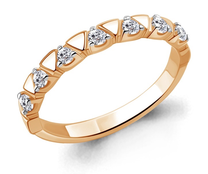 

Кольцо из серебра р.  Kari Jewelry 237533, фианит, 237533