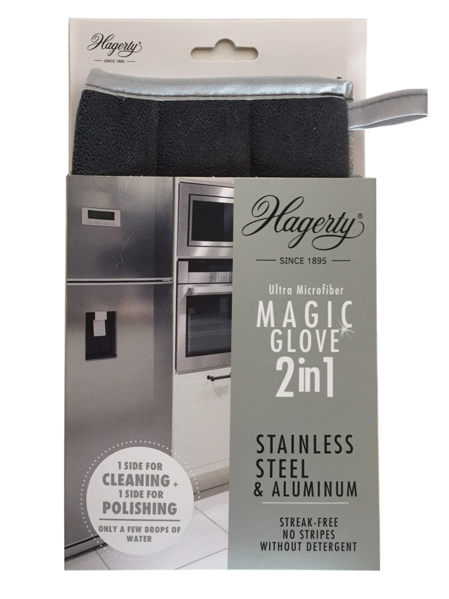 фото Перчатка из микрофибры для нержавеющей стали hagerty microfiber glove stainless steel