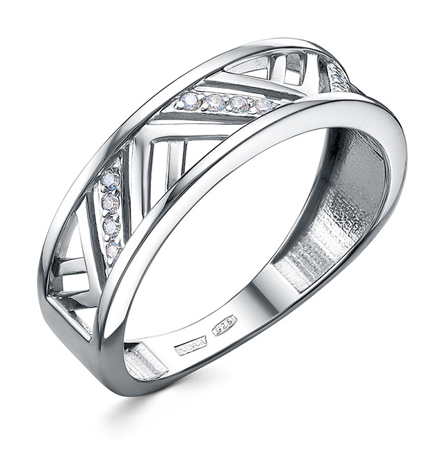 

Кольцо из серебра р.  Kari Jewelry 237530, фианит, 237530