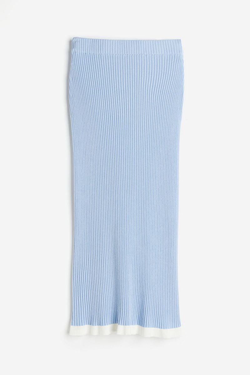 

Юбка женская H&M 1214616 голубая XL, Голубой, 1214616