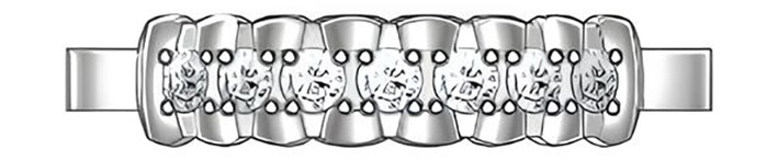 

Кольцо из серебра р.  Kari Jewelry 237343, фианит, 237343