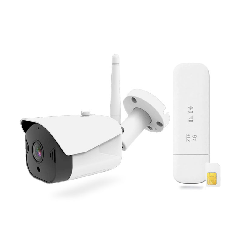 wi fi видеоглазок smart life r12 gold с записью по движению в облако или на карту памяти Комплект видеонаблюдения 4G мобильный 2Мп Ps-Link C2TB1-4G 1 камера для улицы