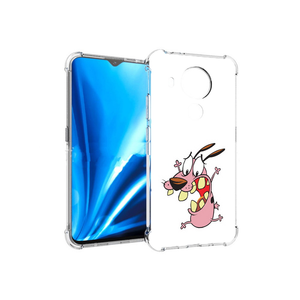 

Чехол MyPads Tocco для Nokia 5.4 зубастый бобик (PT156621.100.371), Прозрачный, Tocco