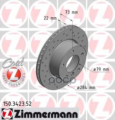 

Диск Тормозной Передний Вент. Sport Coatz Zimmermann арт. 150342352