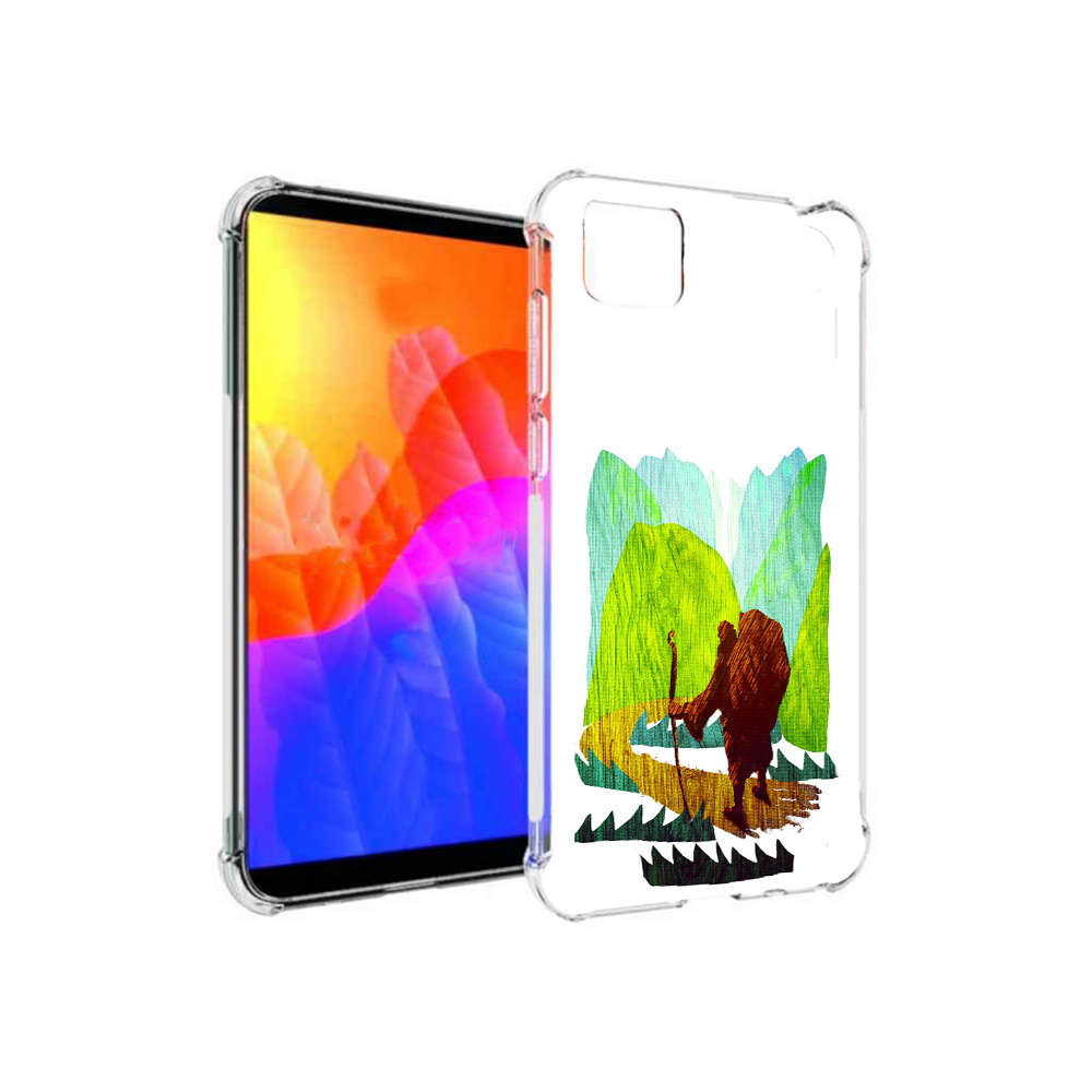 

Чехол MyPads Лесная тропа для Honor 9S (DUA-LX9), Прозрачный, Tocco