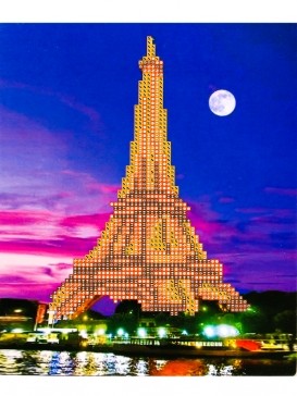 

Алмазная мозаика Рыжий кот Myart Вечерний Париж