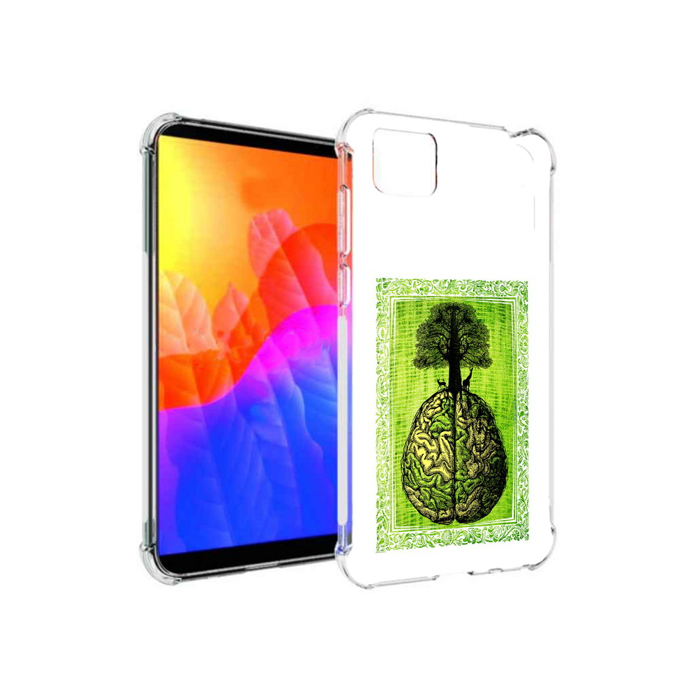 

Чехол MyPads абстракция здоровый мозг для Honor 9S, Прозрачный, Tocco