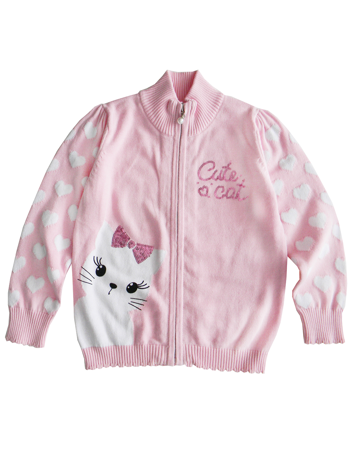 

Кардиган для девочки Me&We KG219-K201-650 Розовый-98, KG219-K201-650