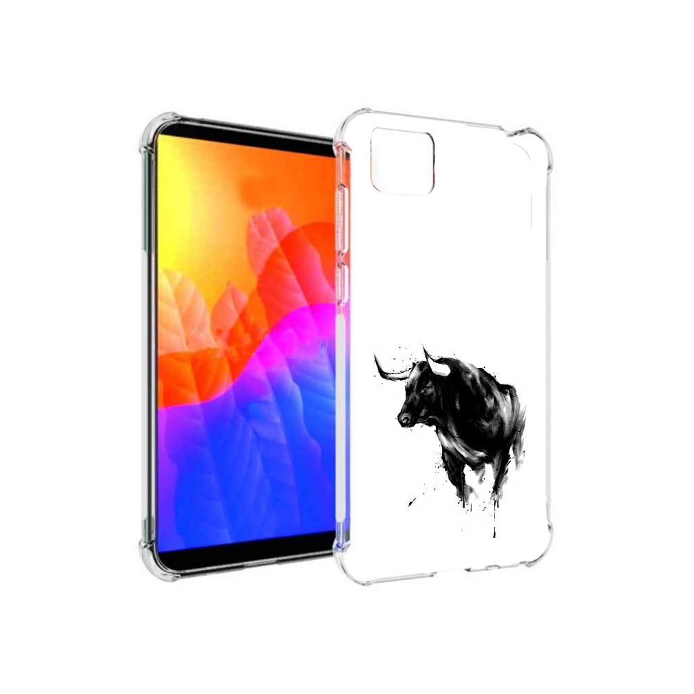 

Чехол MyPads бык для Honor 9S (DUA-LX9), Прозрачный, Tocco