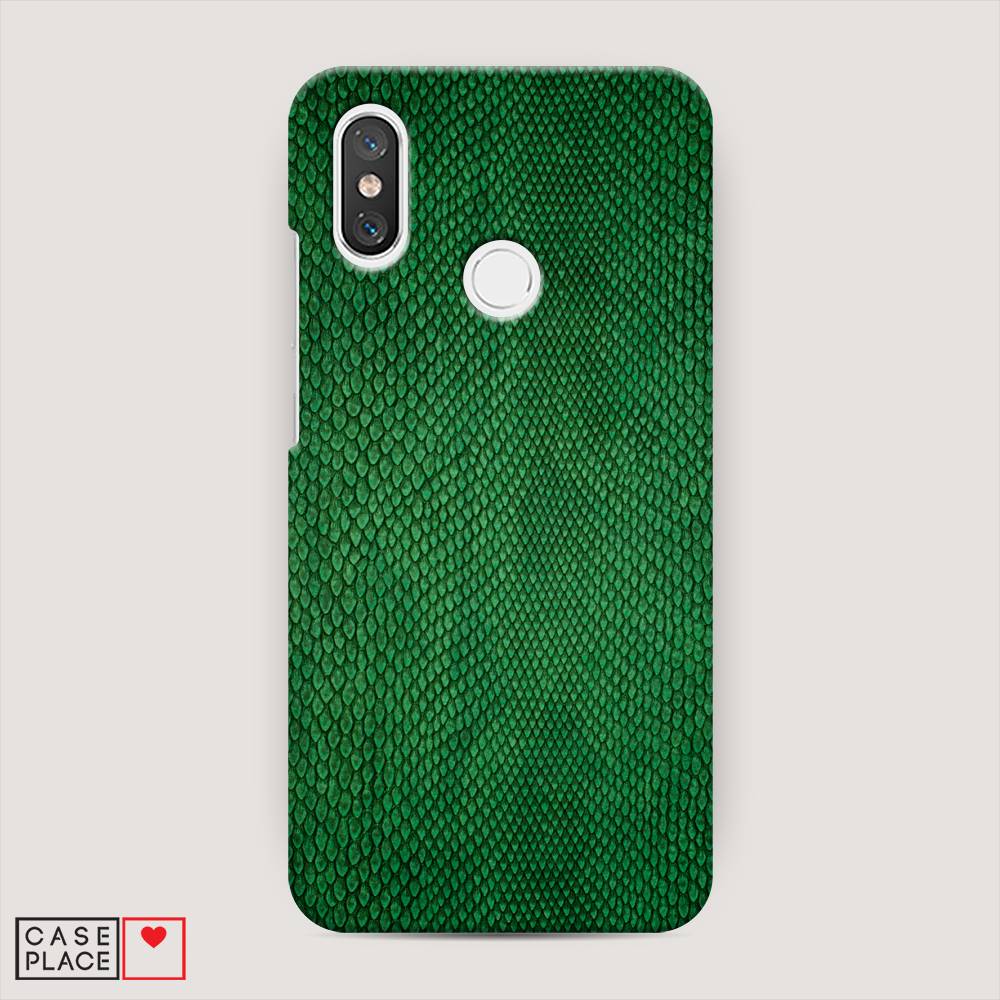 

Пластиковый чехол "Изумрудная змея" на Xiaomi Mi 8, 33520-2
