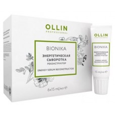 Cыворотка реконструктор Ollin Professional 6х15мл Energy Serum Reconstructor.