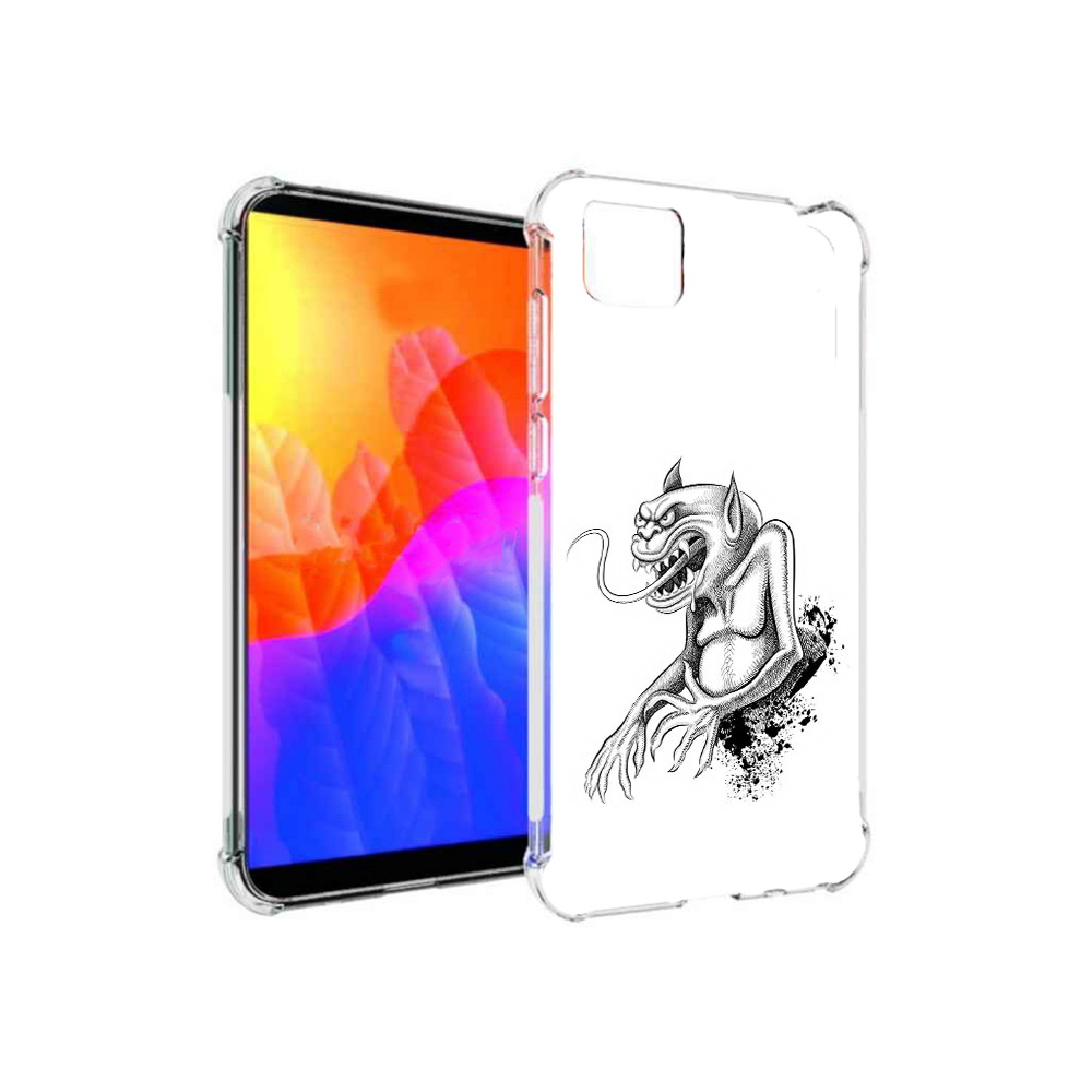

Чехол MyPads чорт для Honor 9S (DUA-LX9), Прозрачный, Tocco