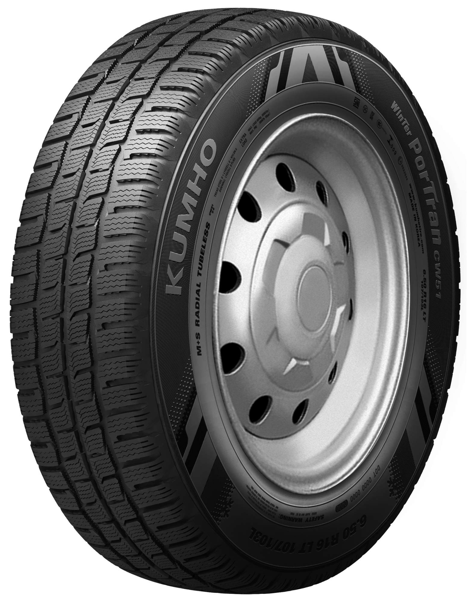 

Шины Kumho Winter Portran CW51 215/70 R15C 109/107R, Winter Portran CW51