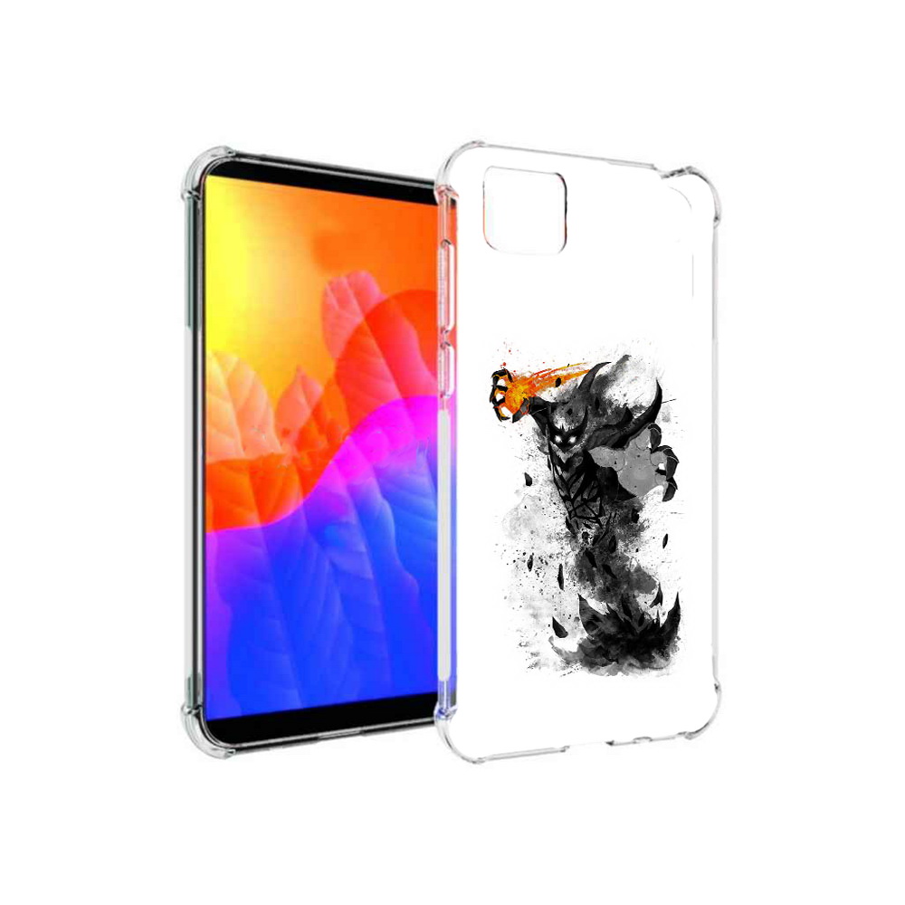 

Чехол MyPads nevermore черно белый для Honor 9S, Прозрачный, Tocco