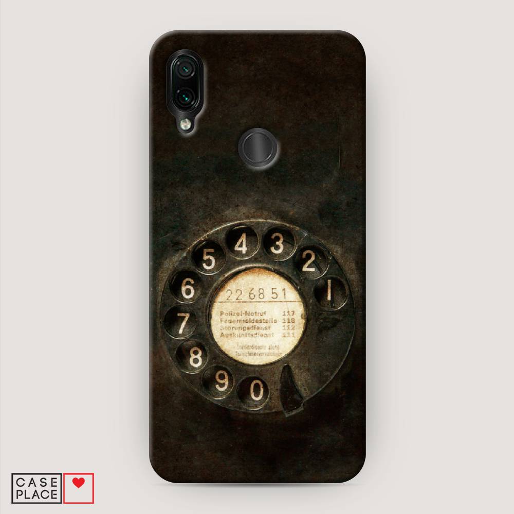 

Пластиковый чехол "Старинный телефон" на Xiaomi Redmi 7, 35020-4