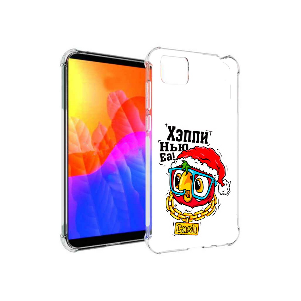 

Чехол MyPads Хэппи нью еа для Honor 9S (DUA-LX9), Прозрачный, Tocco