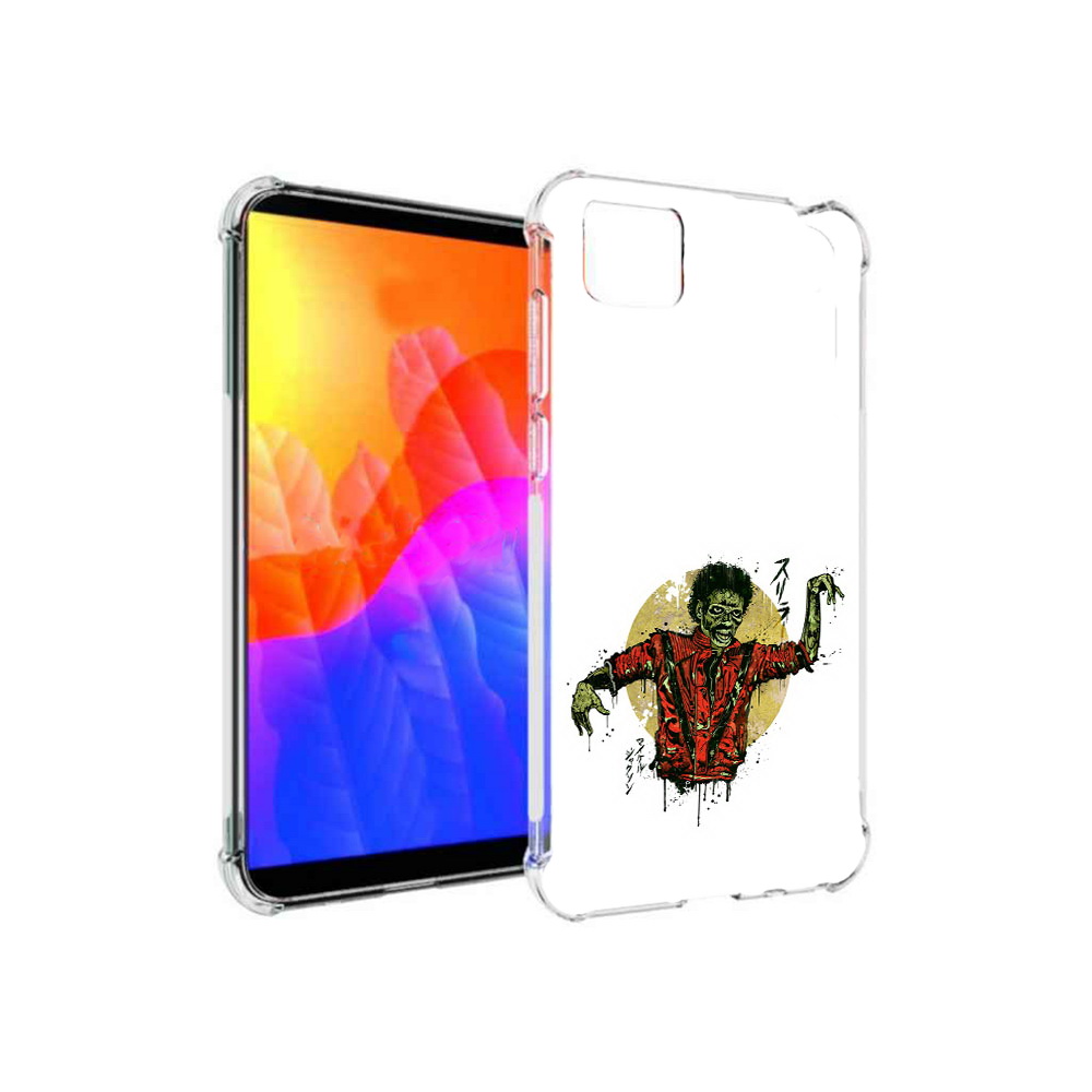

Чехол MyPads Зомби для Honor 9S (DUA-LX9), Прозрачный, Tocco