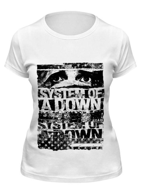 

Футболка женская Printio System of a down белая 2XL, Белый, System of a down