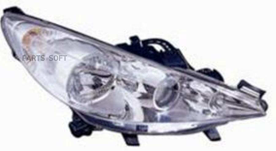 

DEPO Фара передн прав с ЭК PEUGEOT: 207 04.06-