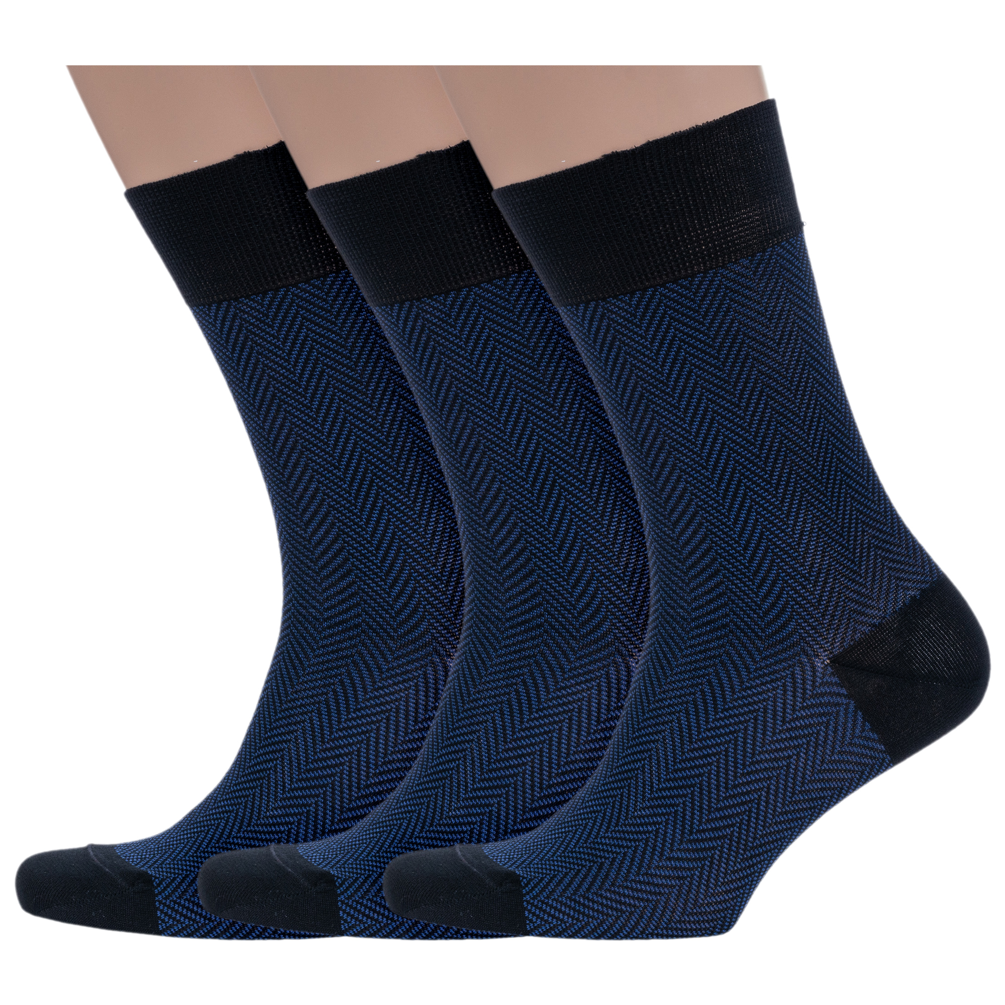 Комплект носков мужских Sergio di Calze 3-16SC1 синих 25