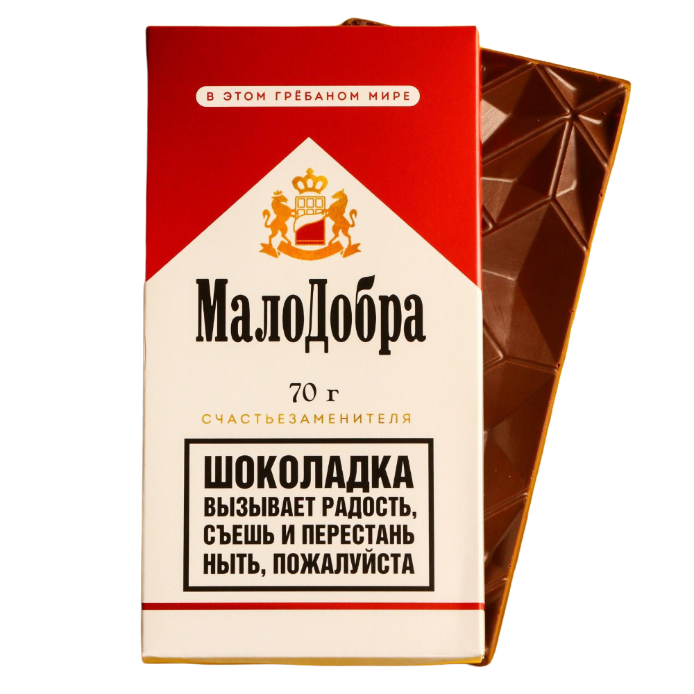 

Шоколад молочный МалоДобра 70 г