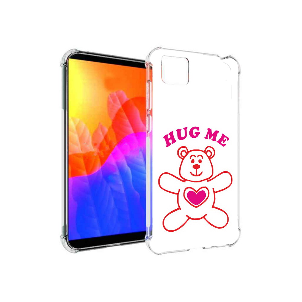 

Чехол MyPads 14 февраля обними меня для Honor 9S, Прозрачный, Tocco