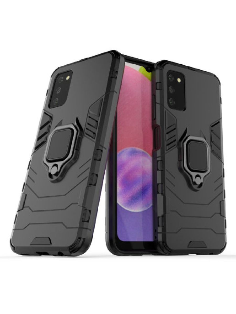 

Чехол Ring для смартфона Samsung Galaxy A03s черный