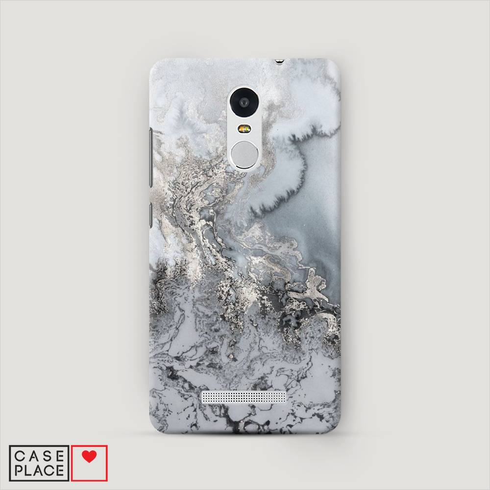 

Пластиковый чехол "Морозная лавина серая" на Xiaomi Redmi Note 3