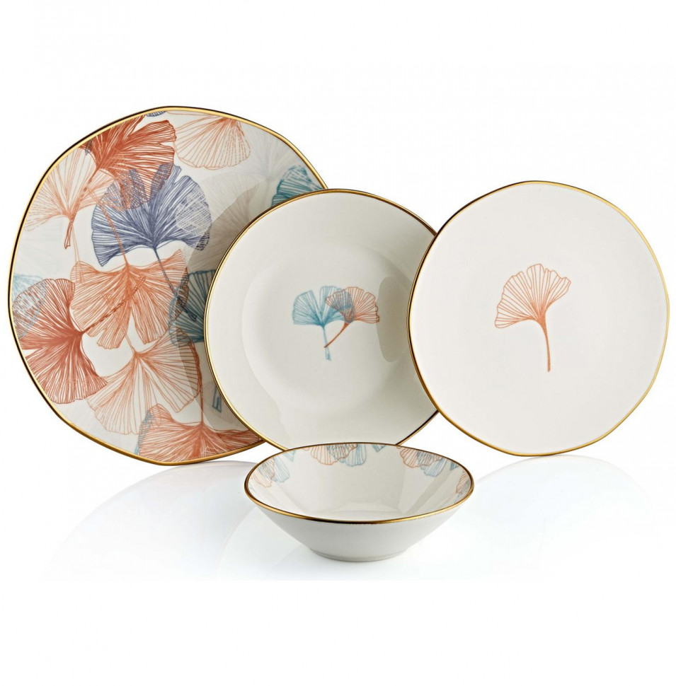 

Набор тарелок 24 предмета на 6 персон O.M.S. Collection "Fiore" / 284352, Fiore