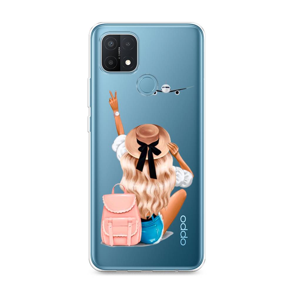 

Чехол Awog на Oppo A15 "Автостопом самолетом", Разноцветный, 254750-7