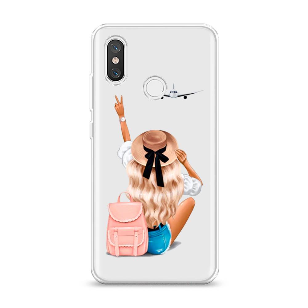 

Чехол Awog на Xiaomi Mi 8 "Автостопом самолетом", Разноцветный, 33550-7