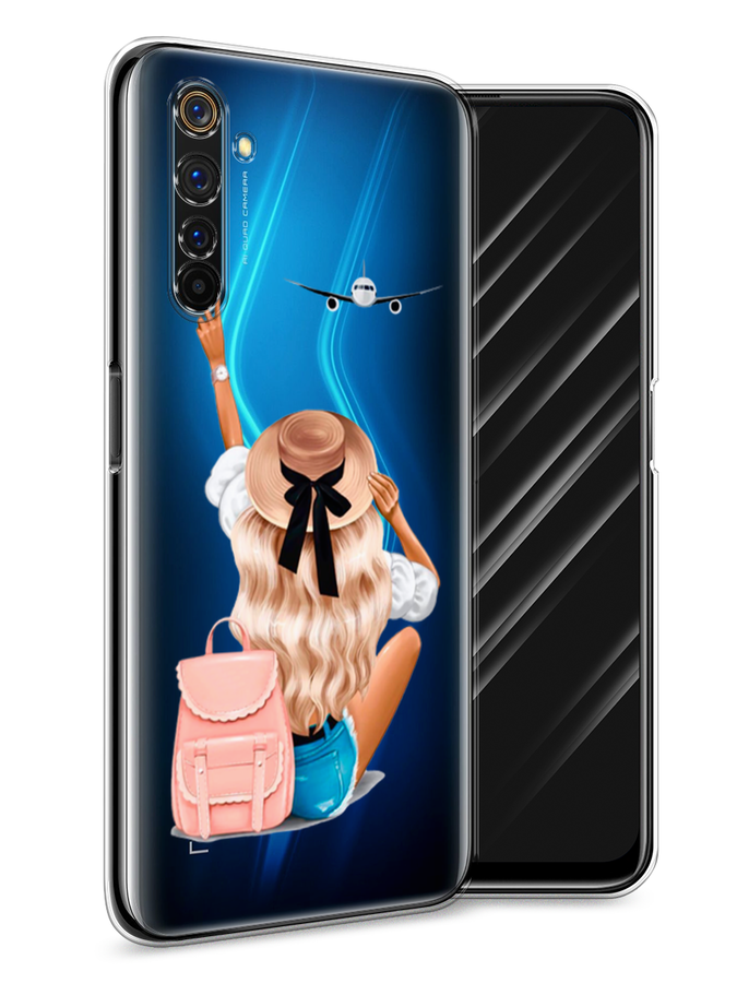 

Чехол Awog на Realme 6 Pro "Автостопом самолетом", Разноцветный, 252850-7