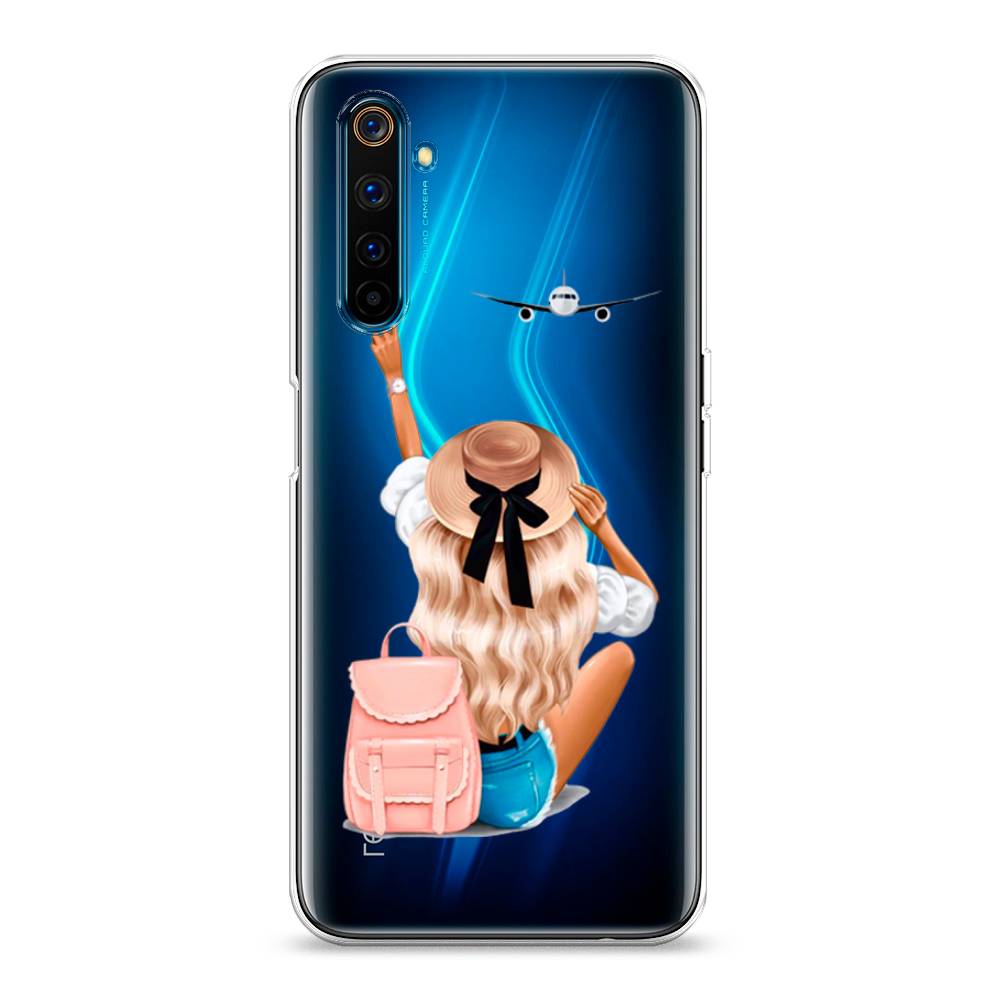 Чехол Awog  на Realme 6 Pro Автостопом самолетом