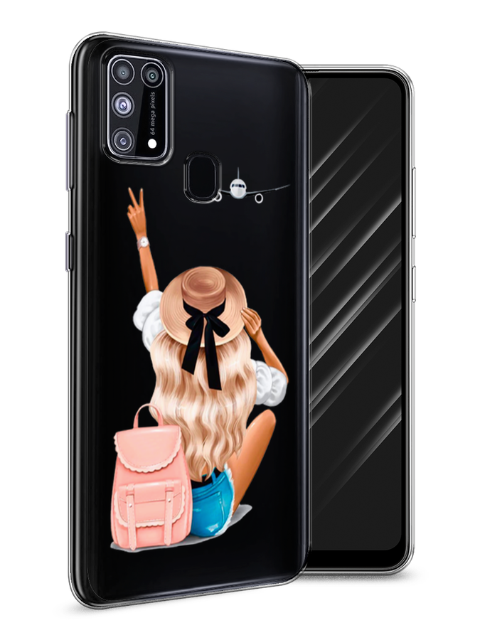 

Чехол Awog на Samsung Galaxy M31 / Самсунг M31 "Автостопом самолетом", Разноцветный, 2100750-7