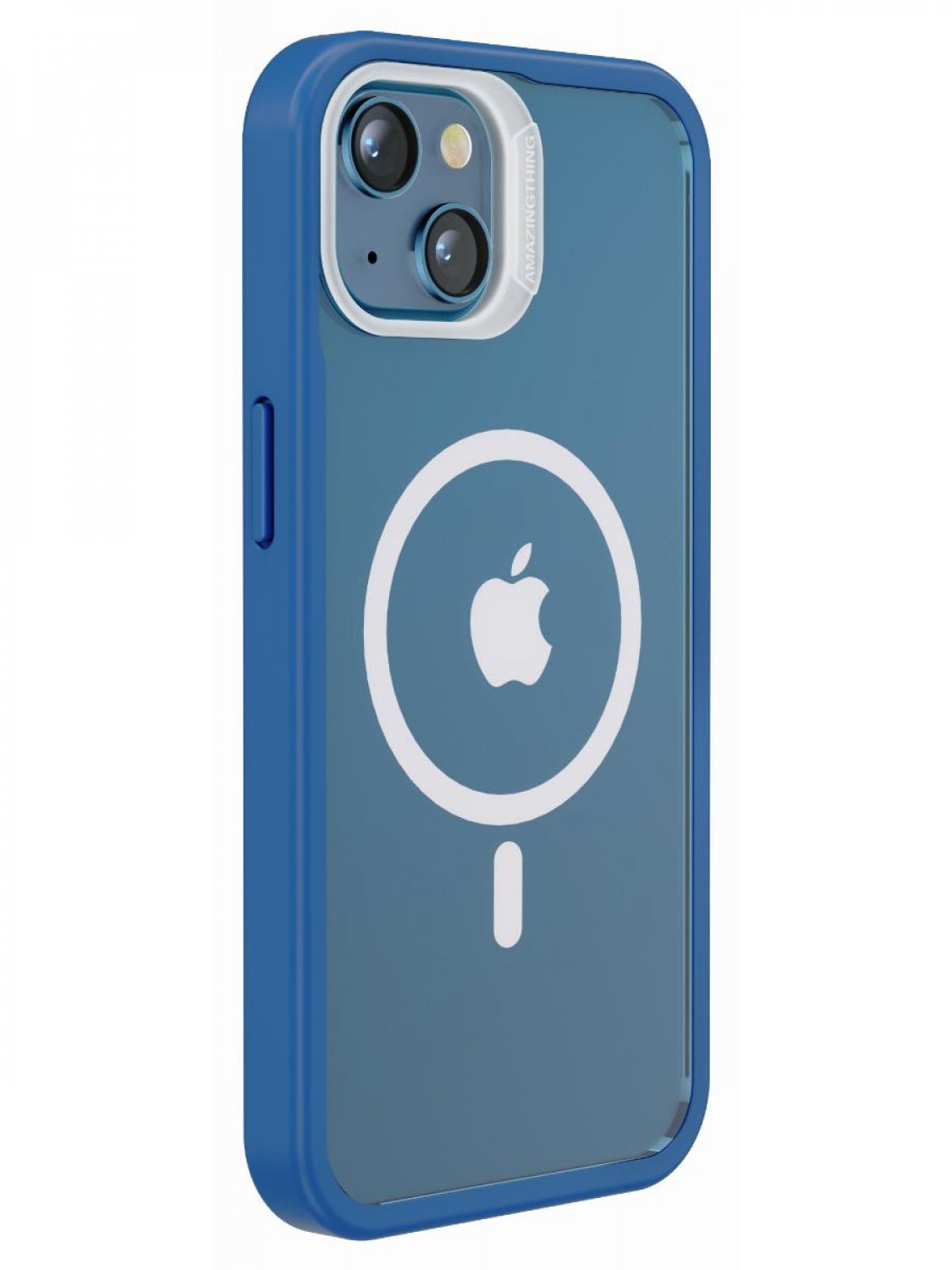 фото Противоударный чехол для apple iphone 13 amazingthing explorer pro magsafe dark blue