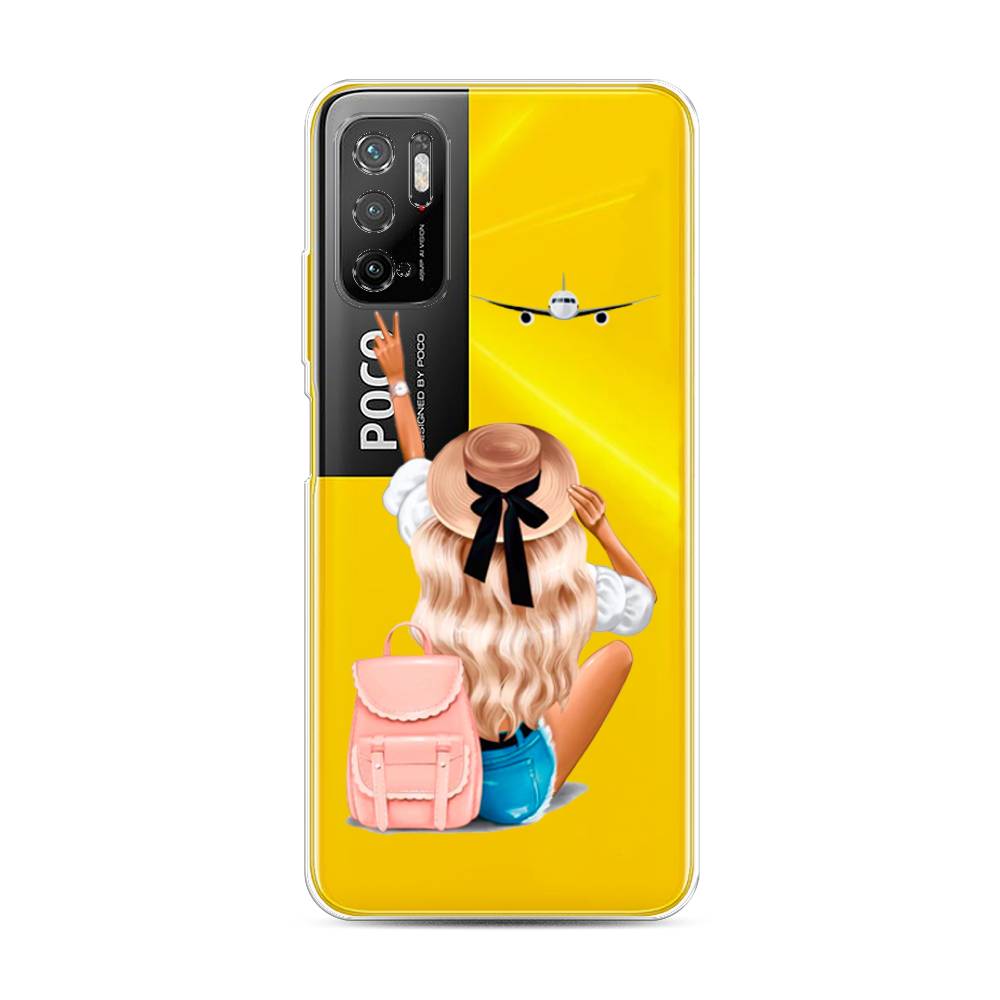 фото Чехол awog "автостопом самолетом" для xiaomi poco m3 pro