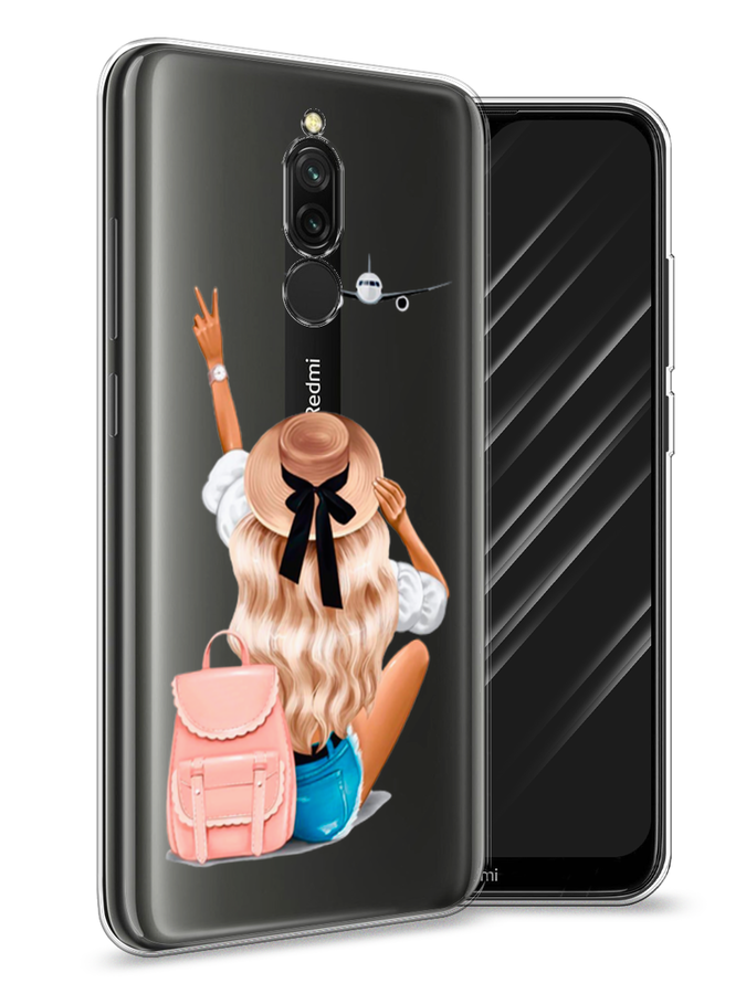 

Чехол Awog на Xiaomi Redmi 8 "Автостопом самолетом", Разноцветный, 37150-7